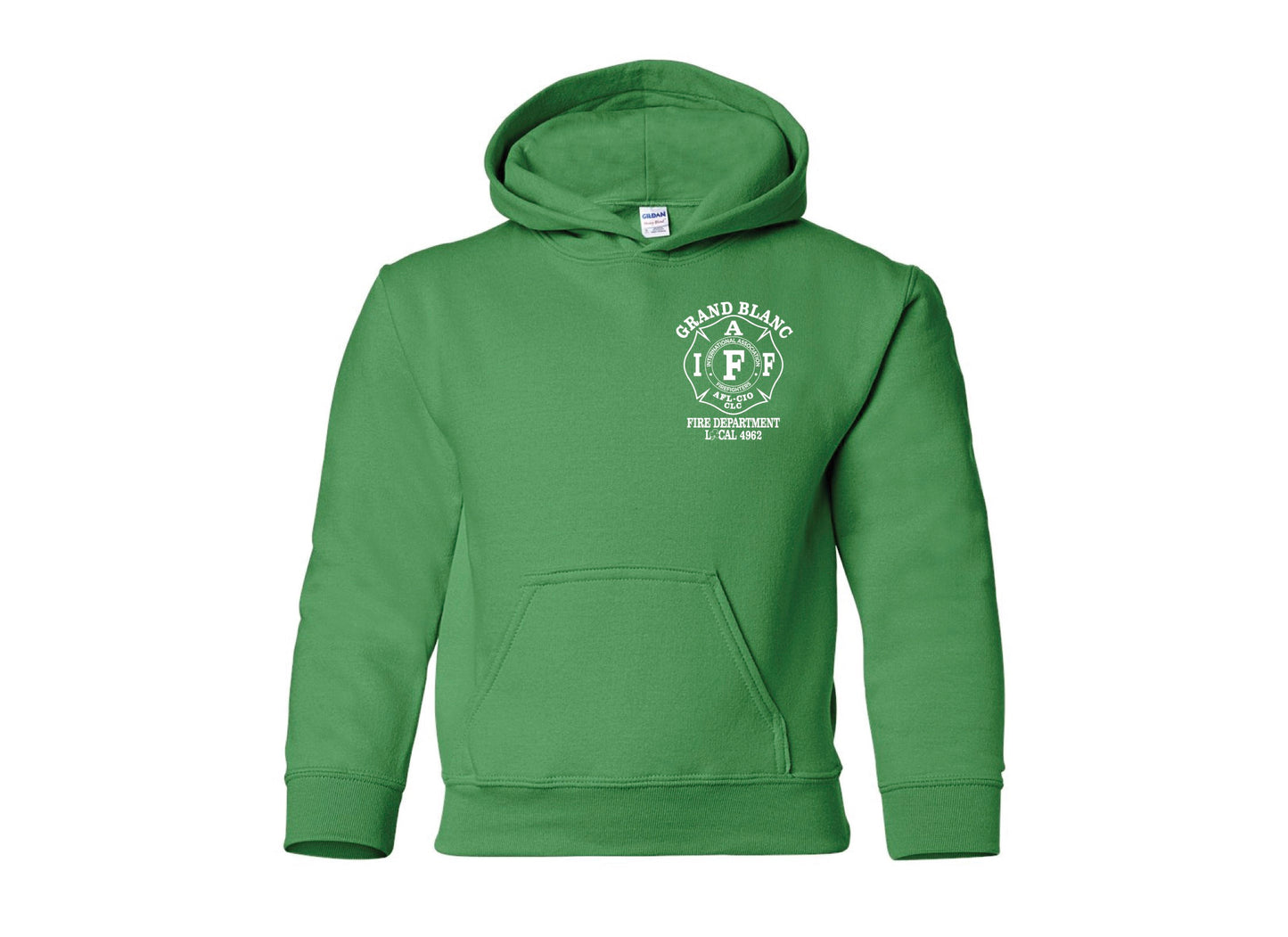 Gildan YOUTH Heavy Blend Hooded Sweatshirt - Irish Green