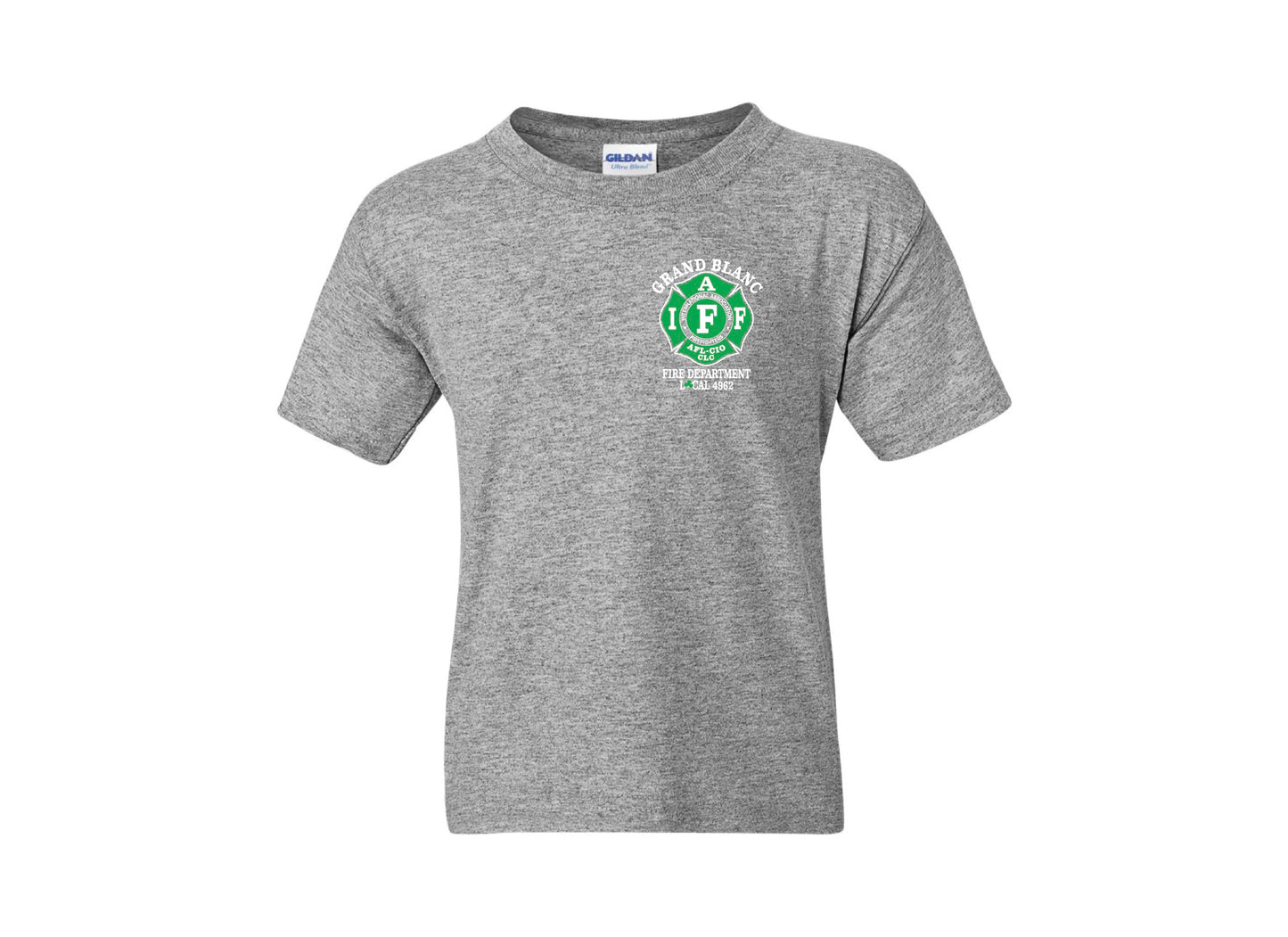 Gildan YOUTH Dryblend Short Sleeve Tee - Sport Grey